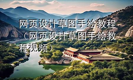 网页设计草图手绘教程（网页设计草图手绘教程视频）