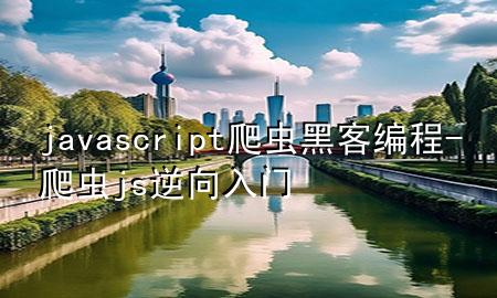 javascript爬虫黑客编程-爬虫js逆向入门