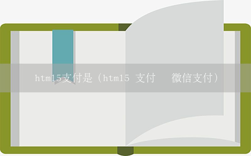html5支付是（html5 支付宝 微信支付）